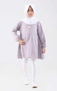 kids' clothing Jasmine Tunic Grey S ( 4-5 tahun )