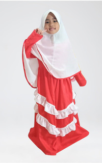 Pakaian Anak Gamis Nadira Orange S ( 2thn )