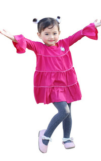 Tunik Sabhira Tunic shocking pink M (5-6 tahun)