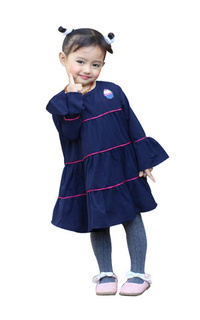 Tunic Sabhira Tunic Navy M  (5-6 tahun)