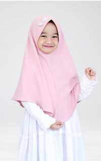 Hijab Polos Hijab Shezan peach XL ( 10-teens )