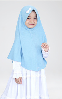 Instant Hijab Hijab Shezan blue S (1,5-3 tahun)