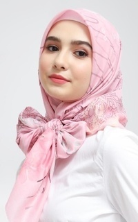 Hijab Motif Sakura Abstract