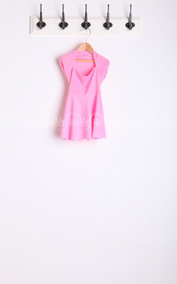 Scarf Cap Inner Scarf Ninja pink-3875
