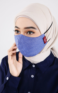 Masker 009 Aretha Zubi Light Blue