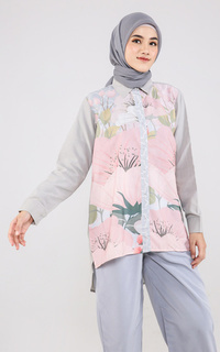Shirt Ayumi Top Grey Printed-390533