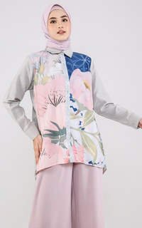Shirt Ayumi Top Navy Printed-390535