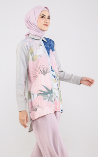 Shirt Ayumi Top Navy Printed-390536