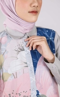 Shirt Ayumi Top Navy Printed-390538