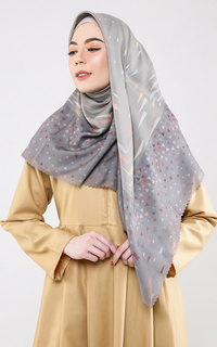 Hijab Motif Square Scarf