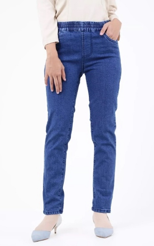 Celana - Jegging Denim Ashley - Dark Blue