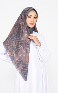 Printed Scarf Elia Series Ash Brown Ash Brown-396495