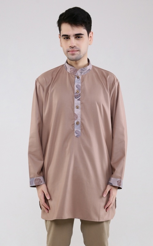 Pakaian Pria - Blaka Kurta - Taupe