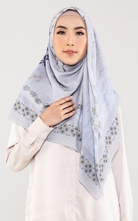 Hijab Motif Tsamara Series- Cream Yellow