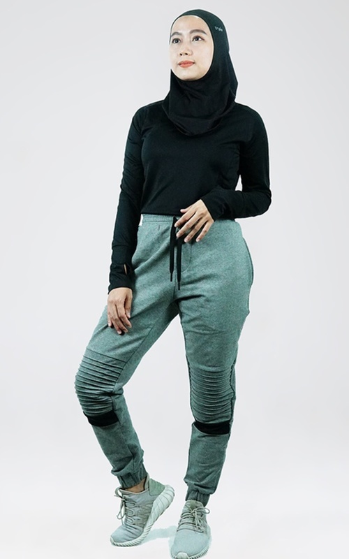 Pakaian Olahraga - Trijee Ivory Pants - Grey - Misty