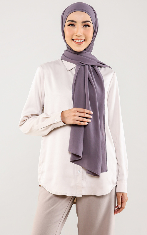 Pashmina - Pashmina with Inner Dark Grey - Dark Grey