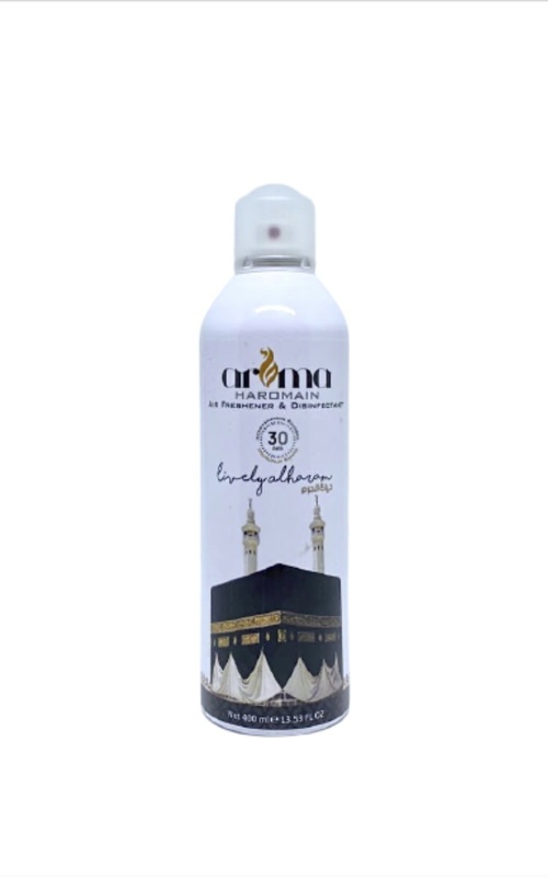 Perlengkapan Rumah - Spray Aerosol Lively Al Haram - White & Black