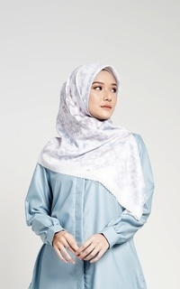 Printed Scarf Hijab Segi Empat Print Anilar Series - Faatin 