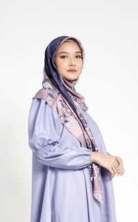 Printed Scarf Hijab Segi Empat Print Daania Series - Asmaa