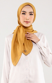 Plain Scarf Brown Marigold Scarf