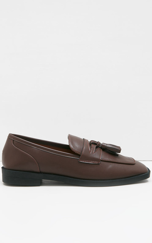 Jonna Ocra Basic Loafers Brown - Brown