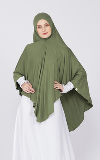 Instant Hijab KEYSHA Instan Cotton Khimar + Niqob Terpisah