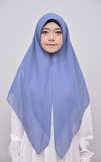 Bella Instan Square Hijab Syari Denim