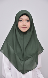 Hijab Instan Khimar Layer Instan Hijab Syari Emerald