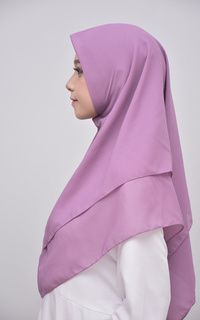 Instant Hijab Vervessa's Khimar Layer Instan Hijab Syari Lavender Lavender-411181