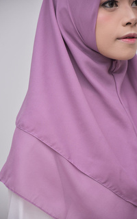 Instant Hijab Vervessa's Khimar Layer Instan Hijab Syari Lavender Lavender-411183