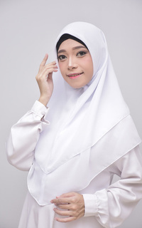 Hijab Instan Khimar Layer Instan Hijab Syari White