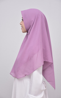 Instant Hijab Vervessa's Syafa Instan Hijab Syari Double Layer Khimar Lavender Lavender-411248