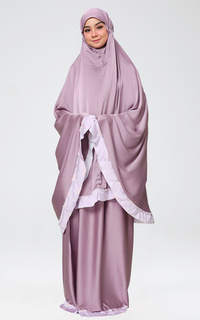 Praying Set Mukena Anessa Lilac