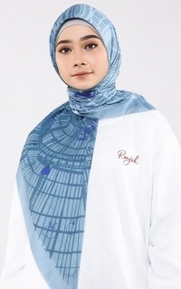 Printed Scarf Le Hijab Amour Mignonne