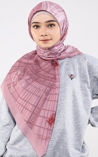 Printed Scarf Le Hijab Amour  J'Adore