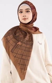 Printed Scarf Le Hijab Amour Belle