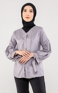 Blus Blouse Lila Peal