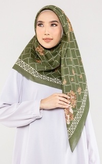 Printed Scarf Voal Hijab Floral Pattern