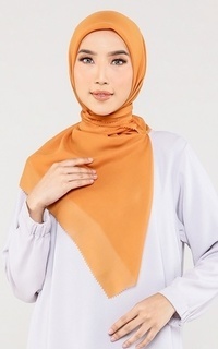 Plain Scarf Voal Hijab Simple Casual