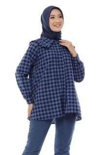 Shirt JANNIS BLUE Flanel shirt