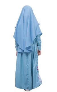 Pakaian Anak Gamis Malihah Olympic Blue S