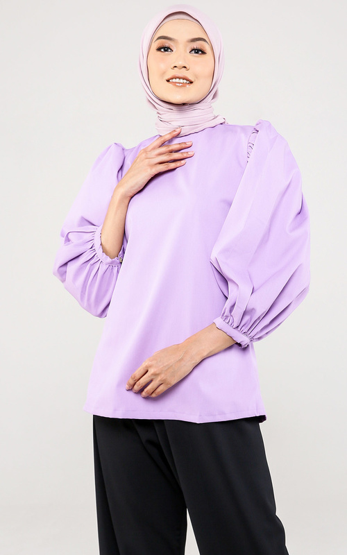 Blus - Daria Blouse - Lilac - Lilac