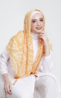 Printed Scarf Santhang Orange