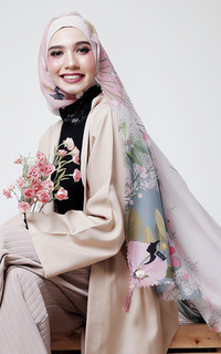 Hijab Motif Sakura Scarves