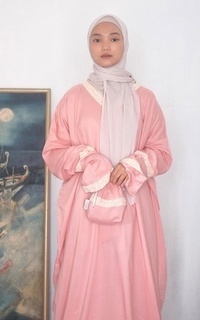 Mukena Blush Mukena Abaya