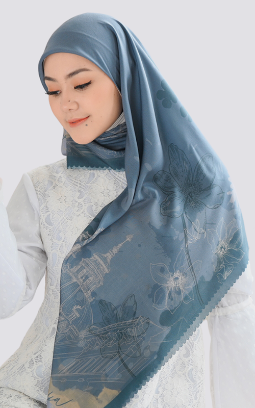 Printed Scarf - Nazran Series - Alkas - Alkas