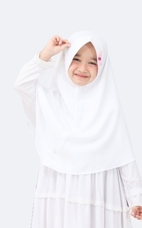 Pakaian Anak Hijab Shezan White M 