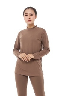 Manset INNER TOP LONG SLEEVES Choco-419668