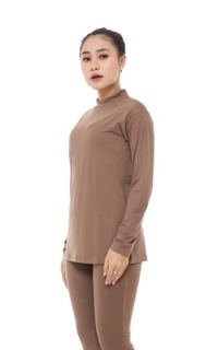 Manset INNER TOP LONG SLEEVES Choco-419669