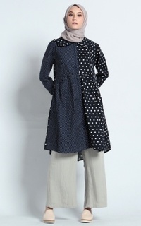 Tunic Khaila Tunik Polka Combi